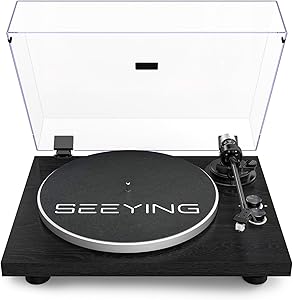 SeeYing Turntable Vinyl Record Player with Bluetooth Output Review