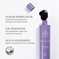 INNERSENSE Organic Beauty Bright Balance Purple Toning Hairbath 10 fl oz — image 4