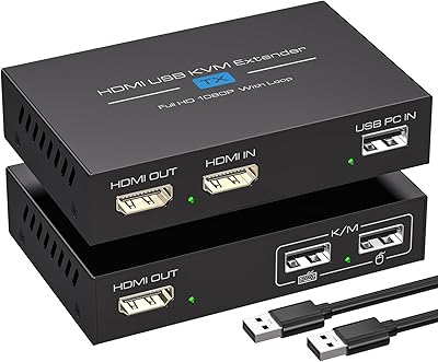 VPFET HDMI KVM USB Extender 394ft/120M