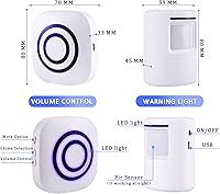 Shaogax Motion Sensor Alarm System with 2 PIR Sensors — image 2