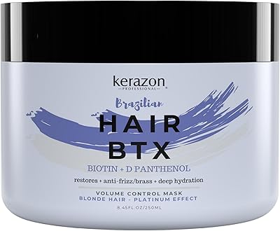 Kerazon Blonde Brazilian Hair BTX Treatment Purple Mask 9.91oz