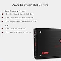 Rockville RXD-T2 2400W 2-Channel Car Amplifier — image 5