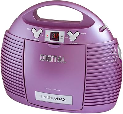 HANNLOMAX HX-327CD Portable CD Player with AM/FM Radio