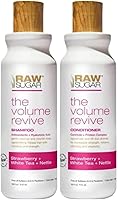 RAW SUGAR Volume Revive Shampoo & Conditioner Set, 18 Fl Oz (Pack of 2) — image 1
