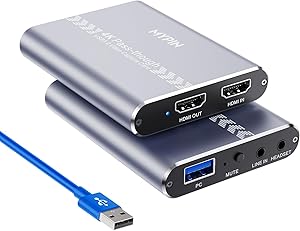 MYPIN 4K 60fps HDMI Game Capture Card Review
