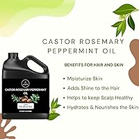 Naturevibe Botanicals Castor Oil with Rosemary and Peppermint Oil 32oz — image 2
