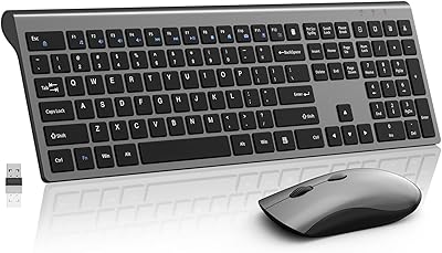 SHUNJINRUN KM426 Wireless Keyboard and Mouse Combo