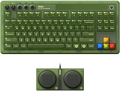 AKNES 8Bitdo Retro Mechanical Keyboard Xbox Edition