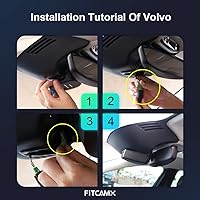 Fitcamx Front 4K+Rear 1080P Dash Cam for Volvo XC90 (2016-2022) — image 6