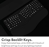 Macally BTBLERGO2A Bluetooth Ergonomic Split Keyboard — image 4