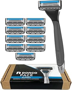 Dorco Pace 4 Pro Razor Shaving System - 10 Pack