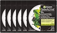 Garnier SkinActive Super Purifying Charcoal Sheet Mask, 6 Count — image 1