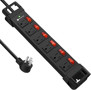 HEZI Heavy Duty Power Strip 6-Outlet with Individual Switches Review