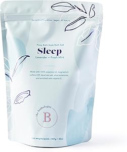 Bathorium The Bathologist Sleep Fizzy Bath Soak, Lavender & Fresh Mint, 32oz Review
