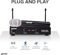 Gemini UHF-02M-S34 Wireless Microphone System — image 5