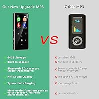 AiMoonsa B27 64GB MP3 Player with Bluetooth 5.2 — image 6