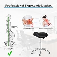 Antlu Saddle Stool Without Backrest Black — image 3