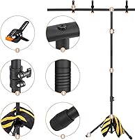 CludPark 6.5x3.2ft T-Shape Backdrop Stand — image 3