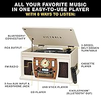 Victrola Navigator 8-in-1 Bluetooth Record Player — image 2