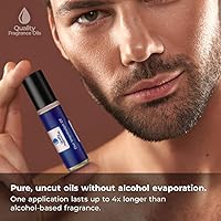 Quality Fragrance Oils Men's Top 5 Cologne Impressions Sampler Set 5x10ml Roll-ons — image 2