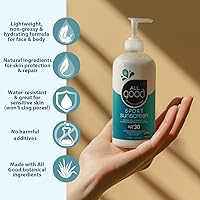 All Good Sport Mineral Sunscreen Lotion SPF 30+ 16oz Pump — image 3