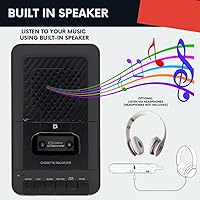 Deluxe Products DP-CASR-101 Portable Cassette Player Tape Recorder — image 5