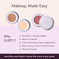 Subtl Staks 6-in-1 Stackable Travel Makeup Kit, A Warm Rosy Brown — image 3