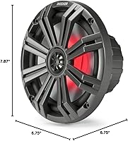 KICKER KM8 8-Inch Marine Coaxial Speakers — image 10