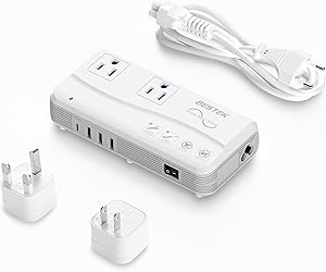 BESTEK Pure Sine Wave Voltage Converter MRZ201HU-WHGY-US