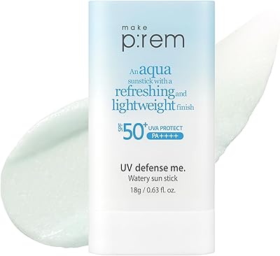 MAKE P:REM UV Defense Me. Watery Sun Stick SPF 50+ PA++++ 0.63 fl. oz.