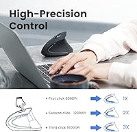 Perixx PERIMICE-813B Bluetooth Vertical Mouse — image 4