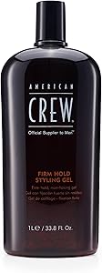 American Crew Men's Hair Styling Gel, Firm Hold, 33.8 Fl Oz Review