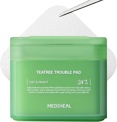 Mediheal Teatree Trouble Facial Toner Pads, 100 Pads