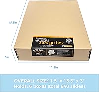 Lineco Archival Slide Storage Box 15.5″ x 11.5″ x 3″ — image 2