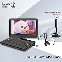 Feihe 16.5″ Portable TV/DVD Player Combo — image 2