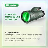 Pankoo 12x60 HD Monocular Telescope — image 3