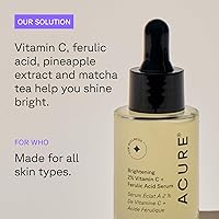 Acure Brightening 2% Vitamin C & Ferulic Acid Serum - 1 fl oz — image 7