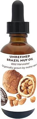 Best Nature's Cosmetics Virgin Organic Brazil Nut Oil 4 Fl Oz