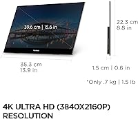 ViewSonic VX1655-4K-OLED 15.6-inch 4K Portable OLED Monitor — image 4