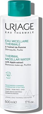 Uriage Micellar Water with Apple Extract for Combination & Oily Skin 500mL