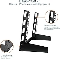 Tecmojo 2 Post 8U Desktop Server Rack — image 4