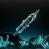 STIGMA Aquamarine Knight Tattoo Cartridge Needles 50Pcs 0.35mm Round Liner — image 2