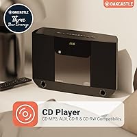 Oakcastle HIFI100 Compact Home Stereo System — image 4