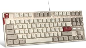 MageGee 75% Mechanical Gaming Keyboard, Red Switch