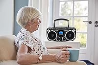 Riptunes Portable CD Player Bluetooth Stereo Boombox — image 5