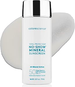 Colorescience Total Protection No-Show Mineral Sunscreen SPF 50, 2.6oz Review