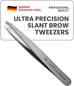 Beauty Power Ultra-Precision Professional Slant Tweezers - Matte Gray Review