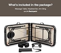 DR.LOMILOMI Portable Massage Table 302 Halia (Black, Standard) — image 2