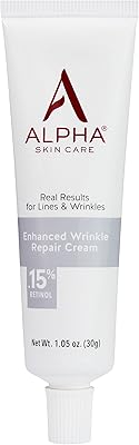 Alpha Skin Care Enhanced Wrinkle Repair Cream 0.15% Retinol, 1.05 Oz