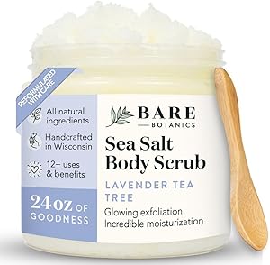Bare Botanics Lavender Tea Tree Body Scrub 24oz Review
